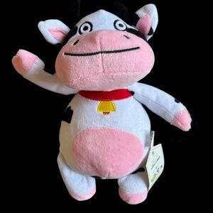 Cute Squeaky Cow Dog Toy - NWT